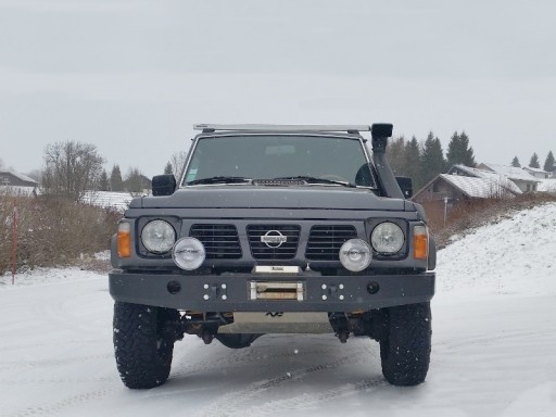 ПЕРЕДНИЙ БАМПЕР NISSAN PATROL Y60 СТАЛЬНАЯ ПЛИТА