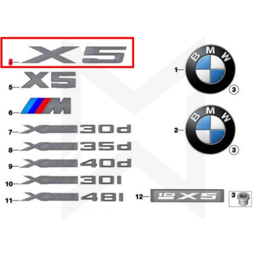 ЭМБЛЕМА BMW НАПИСЬ Хром НОВЫЙ ЗАДНИЙ КАПОТ X5 E53 E70!