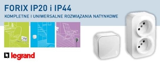 Выключатель-подсвечник открытого монтажа LEGRAND Forix IP20