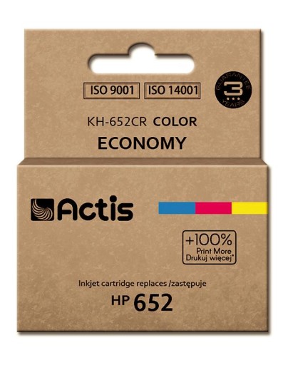 Чернила Actis HP 652 Color KH-652CR.