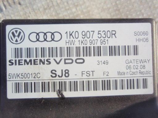 КОНТРОЛЛЕР AP-ШЛЮЗА 1K0907530R VW SKODA SEAT