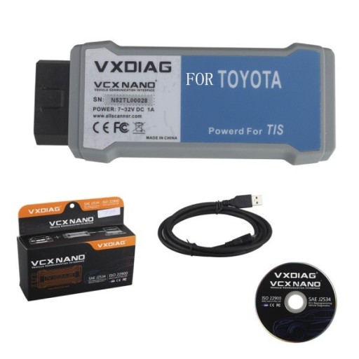 VXDIAG VCX NANO TOYOTA TIS TECHSTREAM WiFi USB PL