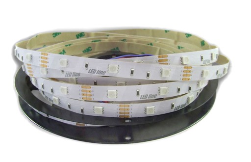 Цветная светодиодная лента RGB 150SMD IP20 5м