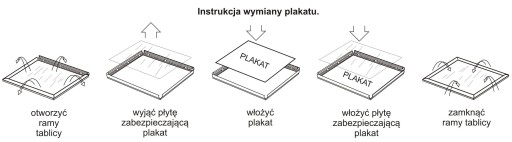 Рекламный стенд двухсторонний А2 (доска) OWZ