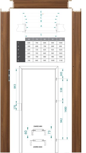 Двери VIRGO, производитель WINDOOR + FIXED FRAME