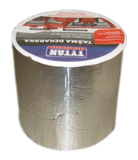 TAŚMA DEKARSKA TYTAN 10CMX10M ALUMINIUM