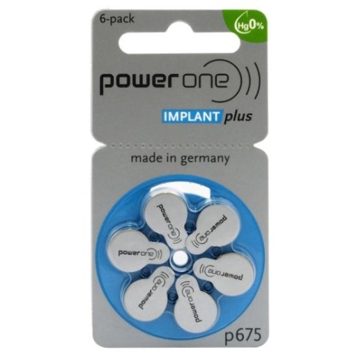 Baterie VARTA 675 Power One IMPLANT PLUS 3xPACZKA