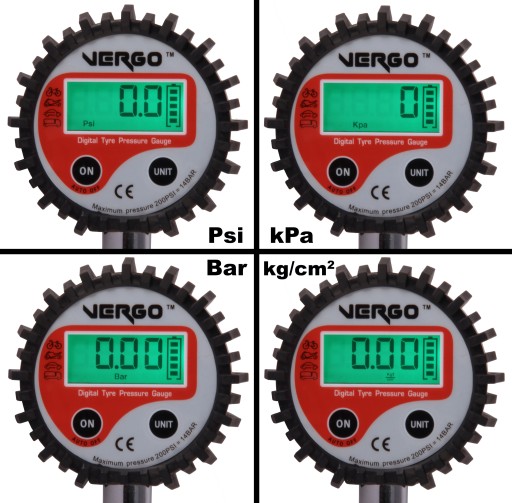 VERGO Манометр для измерения давления в шинах другие аукционы
