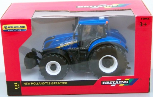 Трактор TOMY Britains 43149A1 New Holland T7.315 1:32