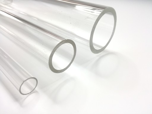 50/44 PLEXI TUBE, бесцветное оргстекло PMMA, 1 метр 50/3 мм