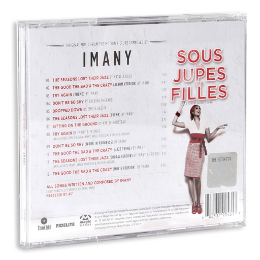 IMANY SOUS LES JUPES DES FILLES MUZYKA Z FILMU CD