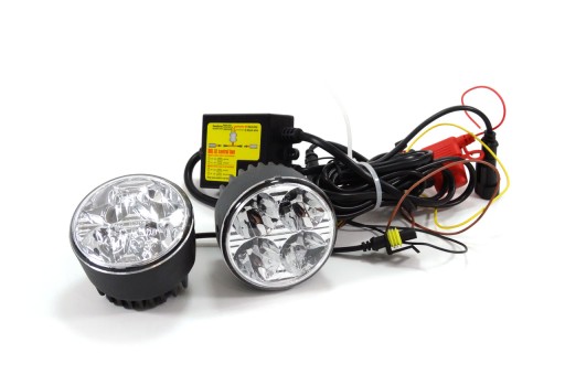 ДНЕВНЫЕ ХОДОВЫЕ ФОНАРИ LED DRL 12V 24V ROUND AMiO