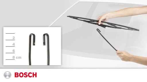 Стеклоочиститель BOSCH 600мм 60см ECO60C Крючок