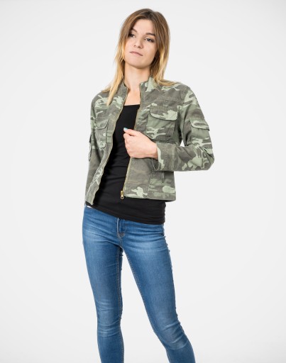 Толстовка женская армейская Katana Jacket Camo 410 л зеленая