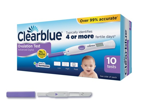 CLEARBLUE pałeczki testowe owulacyjne DUAL 10szt.