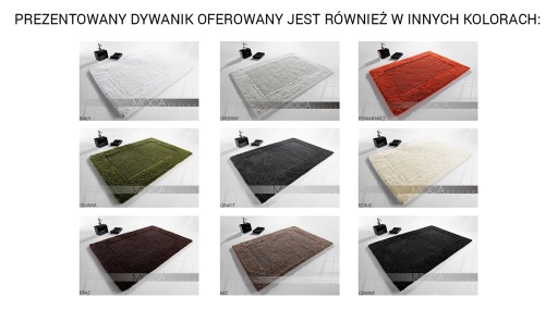 DYWANIK GRUBY BAWEŁNA MOCA DESIGN 50x75 POMARAŃCZ