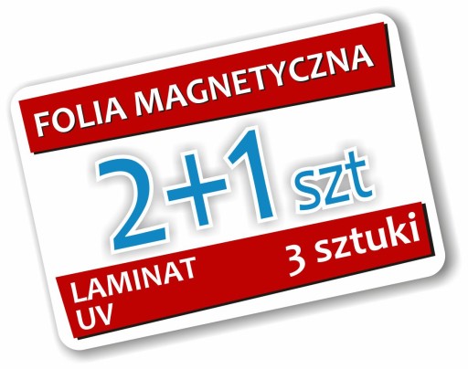 Магнитная реклама 2xSIDE+BACK Автомобильный магнит УФ-ламинат - CANVA