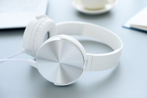 SŁUCHAWKI SKŁADANE NAUSZNE MIKROFON DO TELEFON MP3