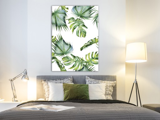 OBRAZ MONSTERA LIŚCIE SALON 60x90cm b-B-0294-b-a