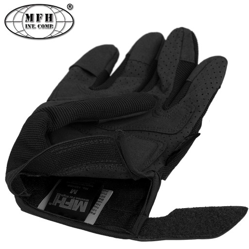 ТАКТИЧЕСКИЕ ПЕРЧАТКИ MFH ACTION Glove III ЧЕРНЫЕ M