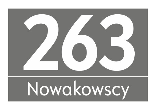 ТАБЛИЧКА С НОМЕРОМ ДОМА И АДРЕСОМ 20х12,5 см.