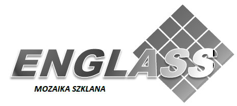 Mozaika szklana ceramiczna złota czarna BLACK GLAM ENGLASS, PŁYTKA ZŁOTA