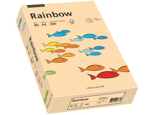 Бумага для принтера Rainbow А4 80г R40 лосось