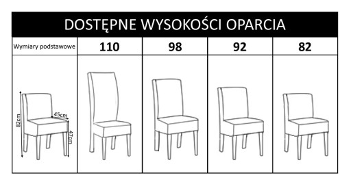 Мягкий деревянный стул, высота 98 см.