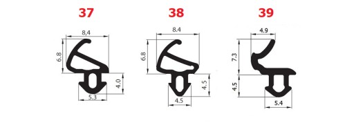 ALUPLAST S-1560 A Уплотнители оконные