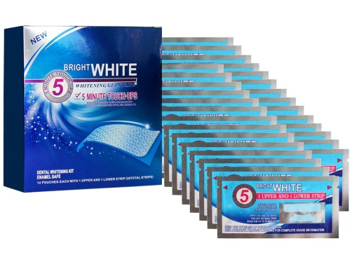 BRIGHT WHITE НОВЫЕ БЕЛЫЕ ПОЛОСКИ 56 ШТ. + БЕСПЛАТНО