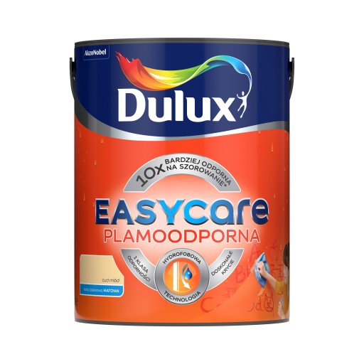 DULUX EASYCARE ЛАТЕКСНАЯ КРАСКА СТОЙКАЯ К ПЯТЯНЯМ Miracle Honey 5л