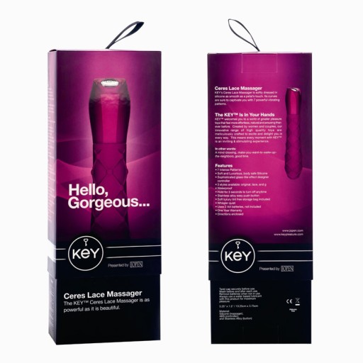 KEY VIBRATOR Ceres Lace Massager роскошный силикон