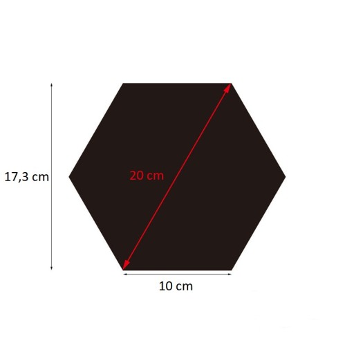 Набор из 8 штук Honeycomb 20 см HEXagon