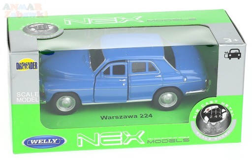 FSO WARSAW 224 AUTOMOTIVE LEGEND WELLY 1:34 СИНИЙ