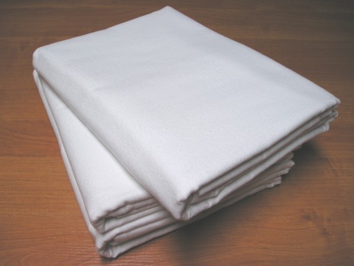 HAH Prześcieradło 240x260 150g HOTELOWE baw. 100% biel PRODUCENT