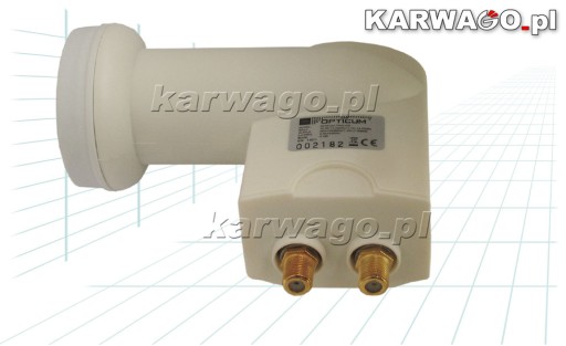 Konwerter OPTICUM TWIN (R), 1 satelita, 2 tunery