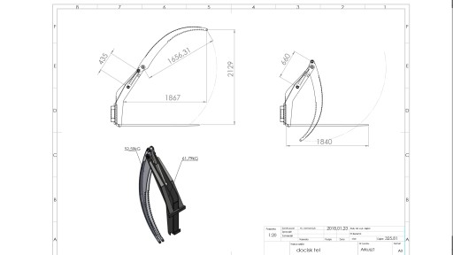 ЗАХВАТ ДЛЯ БРЕВЕН BALI CLAW НОВЫЙ класс 2 3