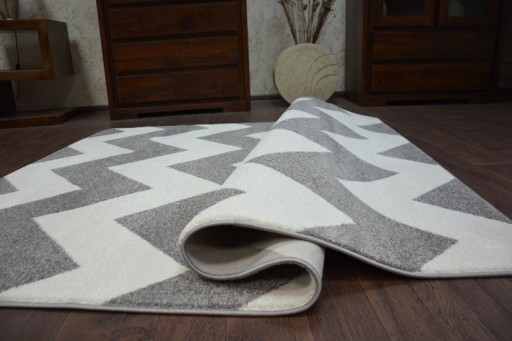 Ковер 140x190 SCANDINAVIAN ZIGZAG GREY SK #GR2191