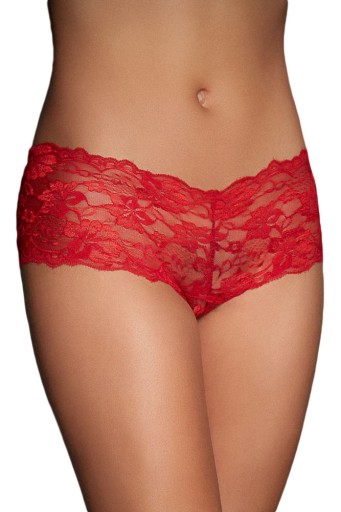 КРУЖЕВНЫЕ ШОРТЫ Сексуальные красные трусики XS-L