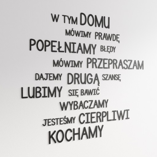 Ваш 3D текст на стене - деревянные буквы 3-9см.