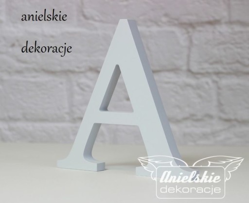 Litery Logo Inicjały Litery Dekoracyjne MDF