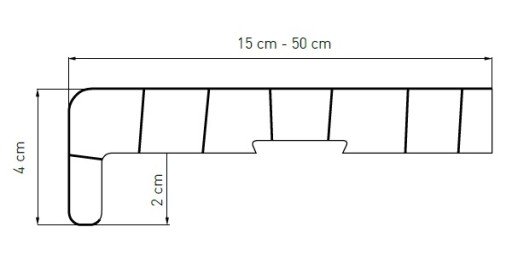 Parapet Komorowy PCV Winchester, Antracyt