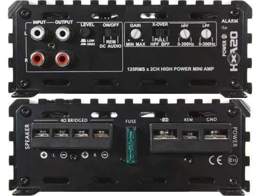 Excursion HXA-20 2-канальный УСИЛИТЕЛЬ 2x100/125 Вт 1x250 Вт RMS Hi-Input SMALL