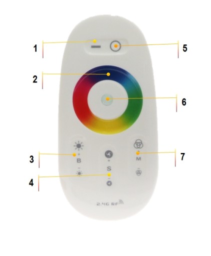 Комплект светодиодных лент RGBW 5050 5 м Control TOUCH