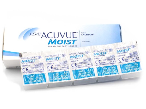 1-DAY ACUVUE MOIST 30шт -6,00 8,5