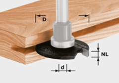 FESTOOL Фреза для пазов HW D40x2,5 491056