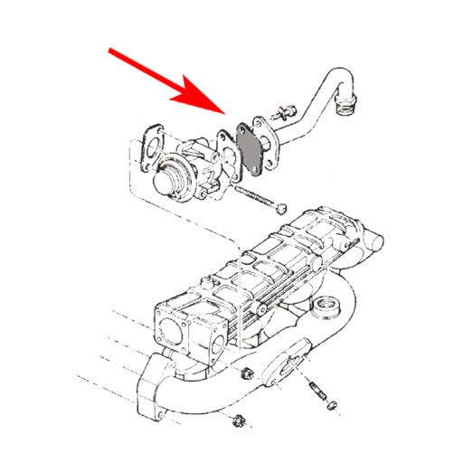 516 Заглушка EGR CHRYSLER Voyager JEEP Cherokee