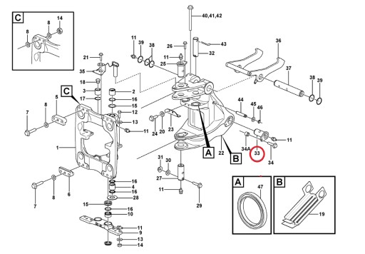 ШТИФТ VOLVO BL71 KONIK-СТРЕЛА КРЕПЛЕНИЯ 11883753