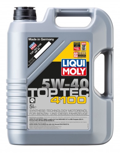 LIQUI MOLY OIL TOP TEC 4100 5W-40 9511 5л