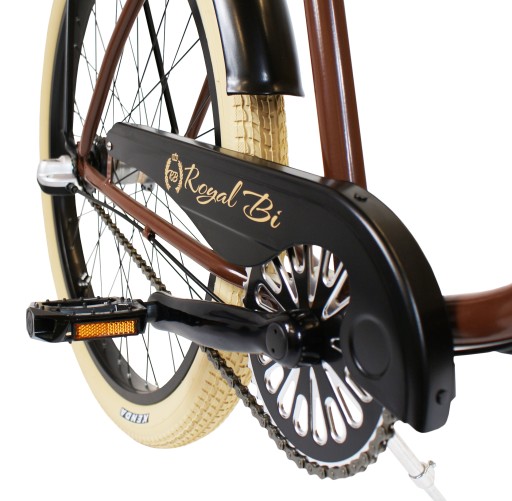 Мужской велосипед Beach Cruiser 26 COFFEE RoyalBi коричневый 3 скорости Shimano ретро